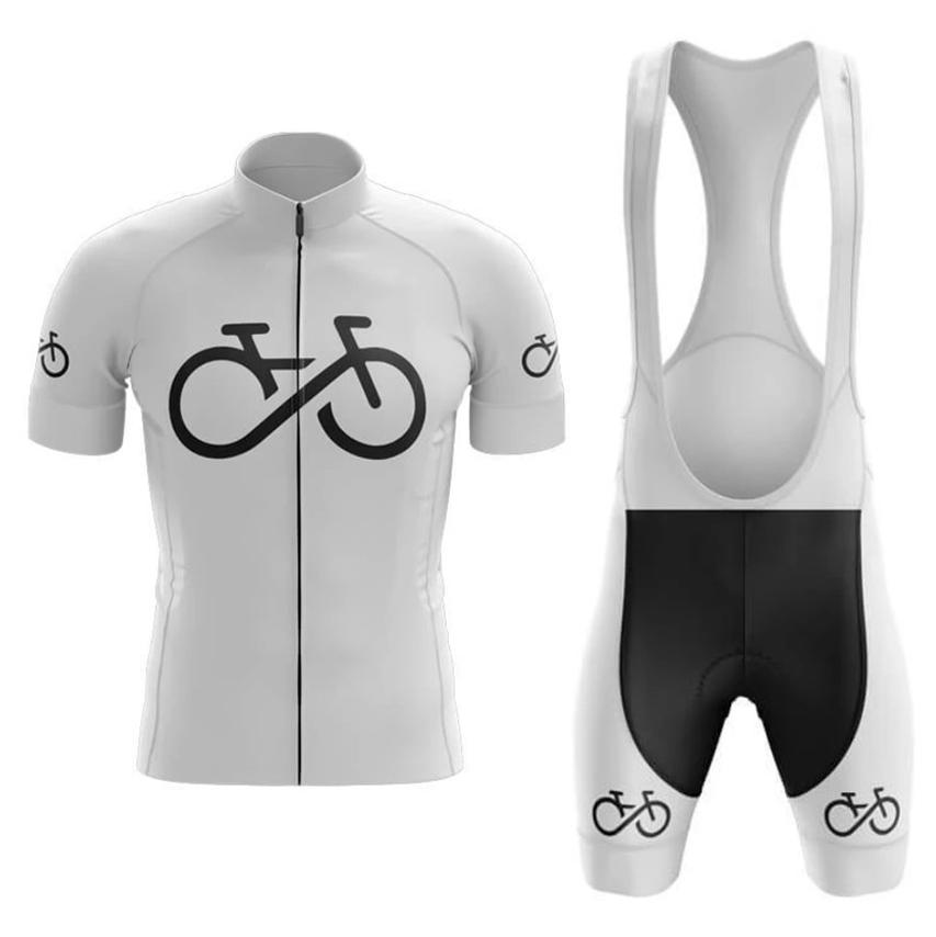 Ride Forever Mens Black Cycling Jersey