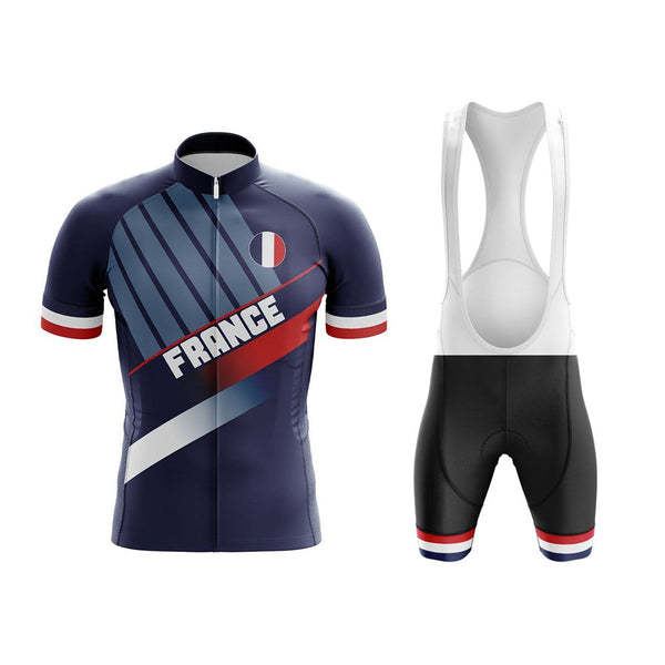 France National Cycling Jersey & Bib Shorts Set