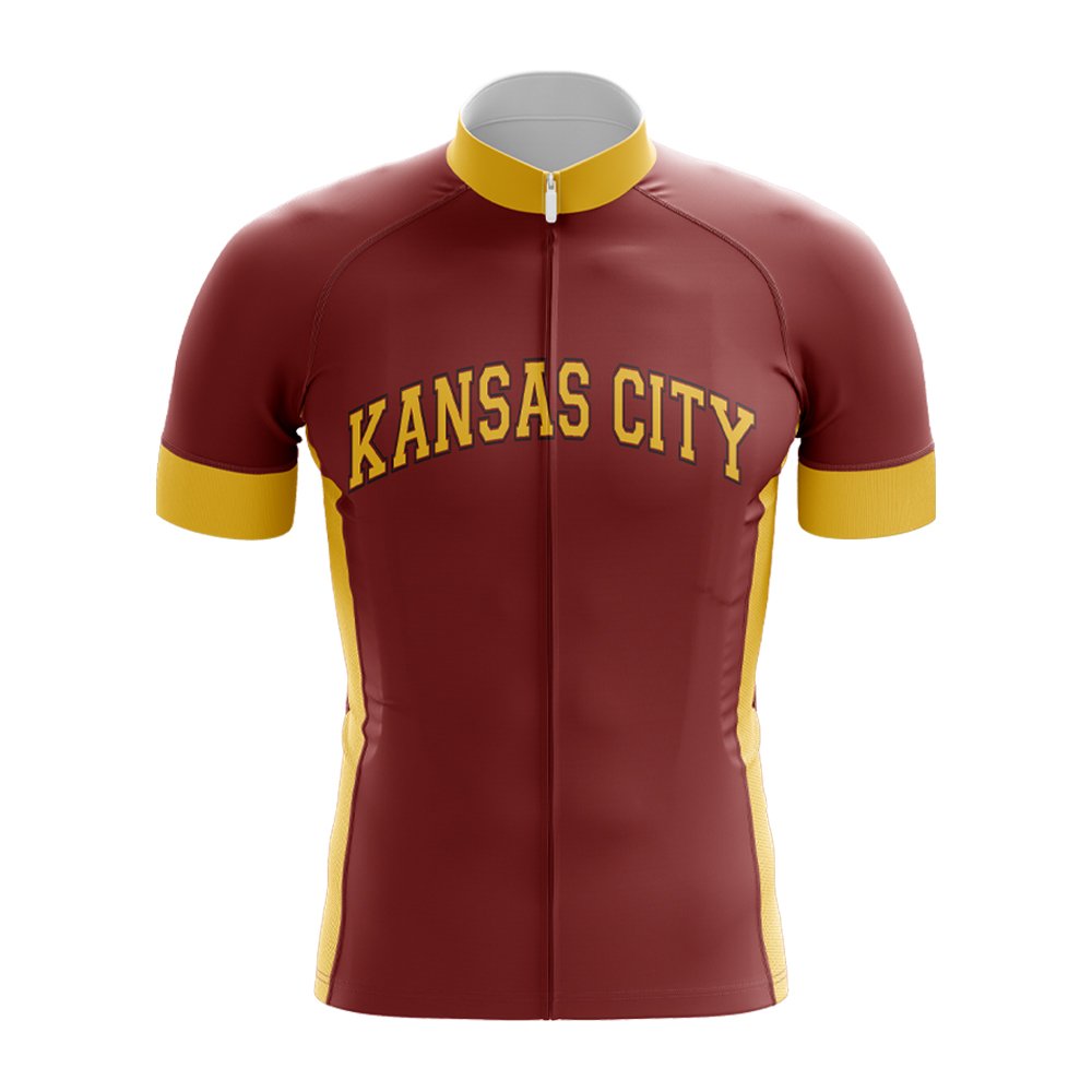 Camiseta de ciclismo de fútbol de Kansas City – Cool Dude Cycling