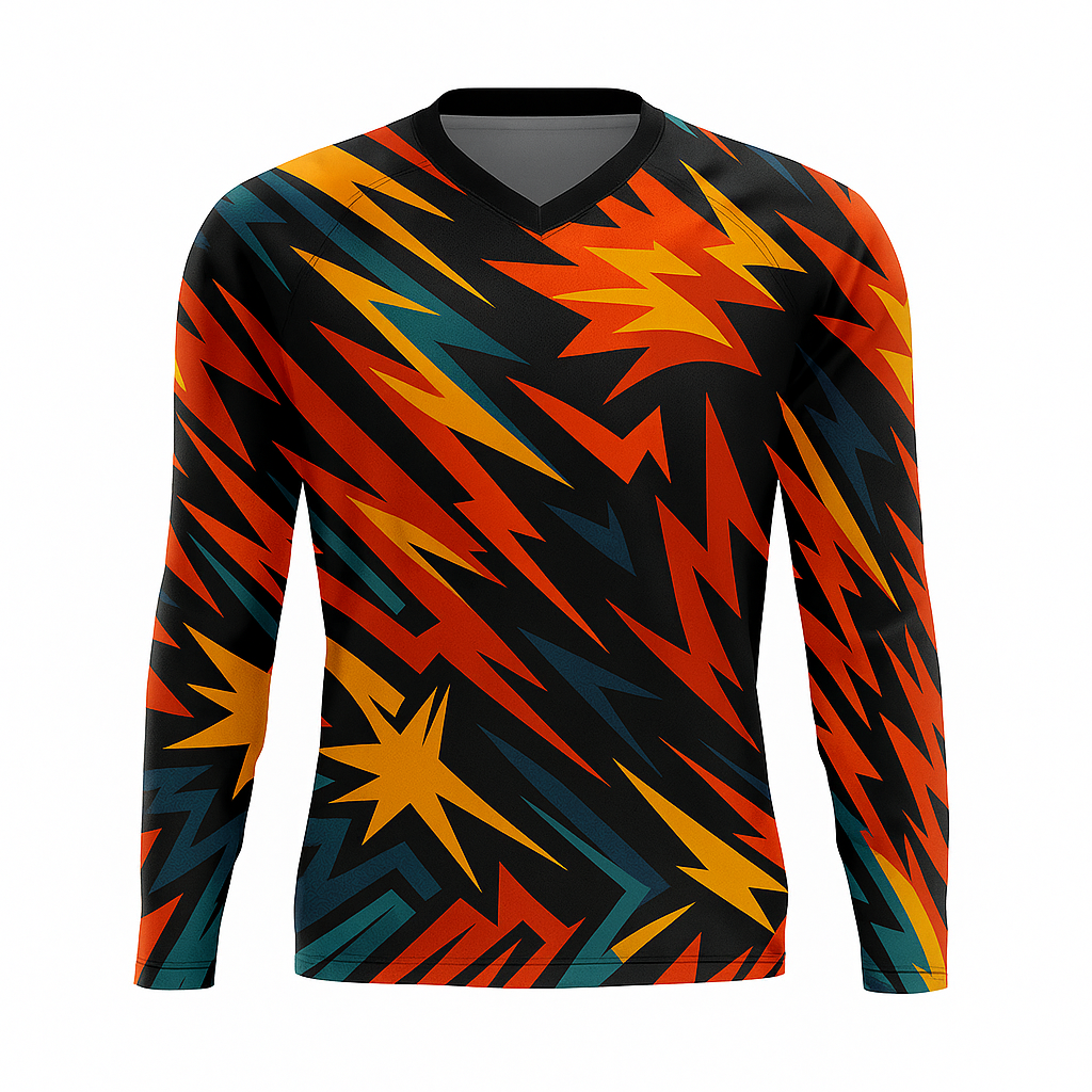 mountainbike longsleeve Lightning Strike Long Sleeve MTB Jersey 3XL