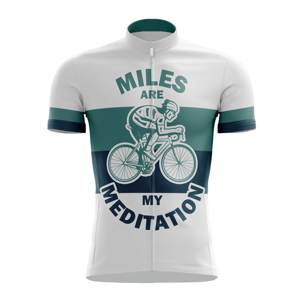 Miles Are My Meditation Cycling Jersey