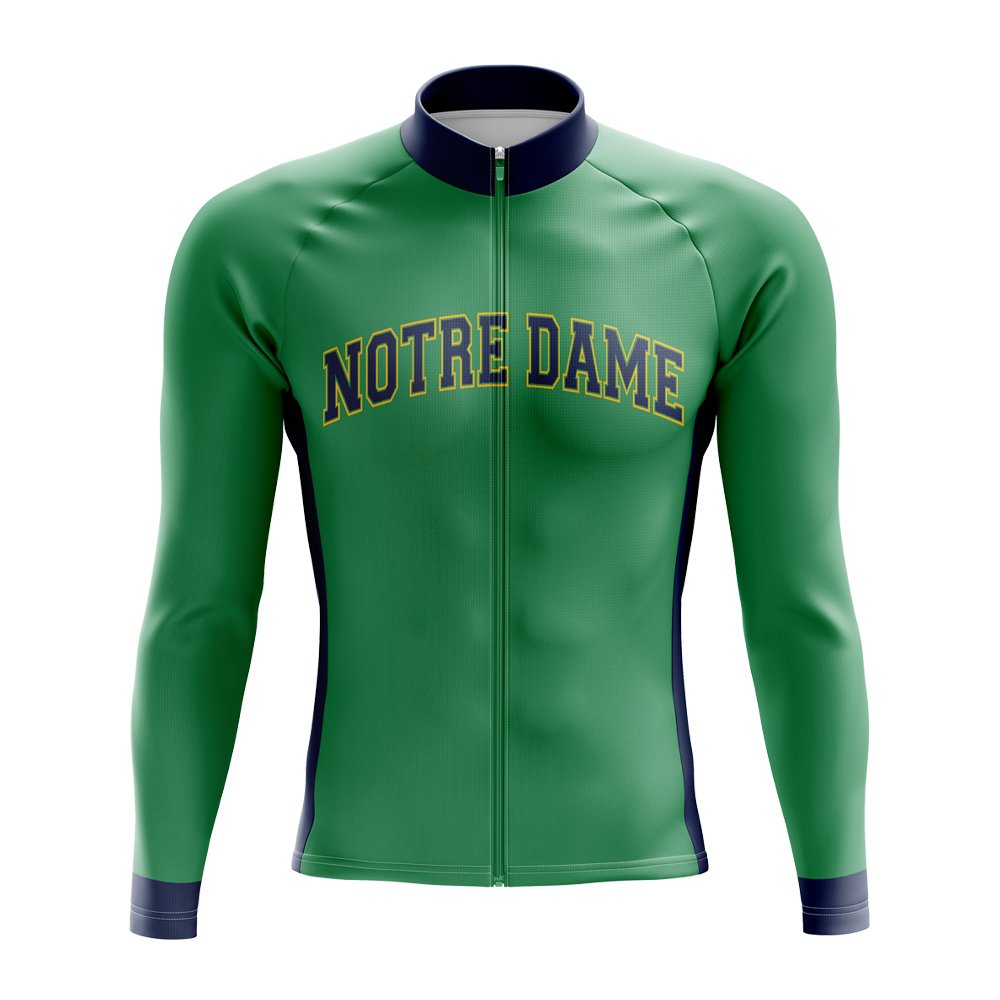 Notre Dame Long Sleeve Cycling Jersey – Cool Dude Cycling