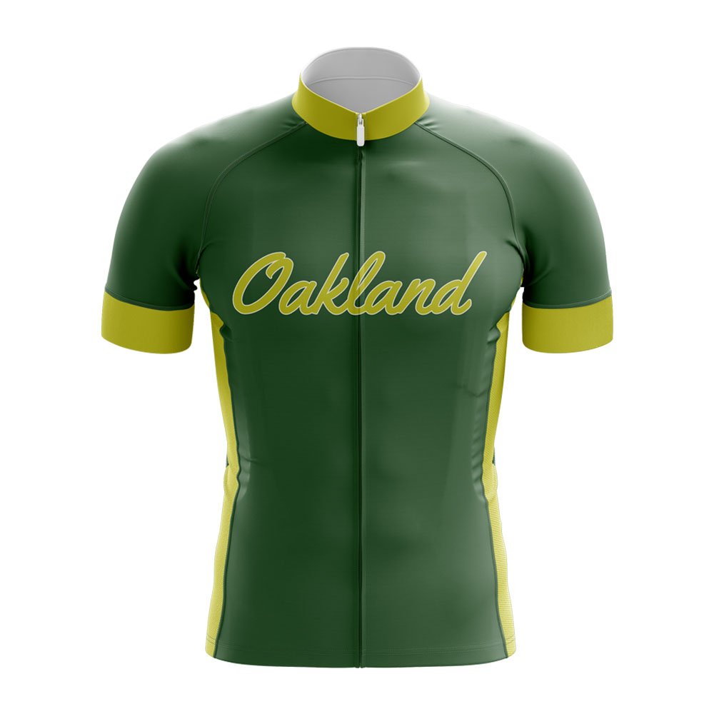 Oakland athletics cycling jersey on sale