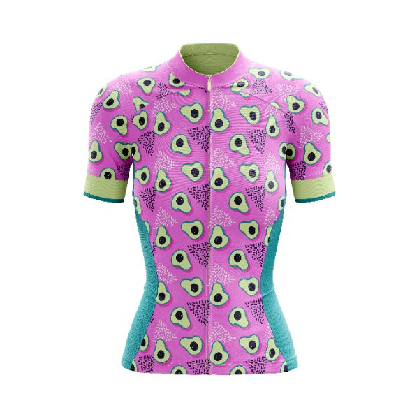 Pink womens cycling discount jersey