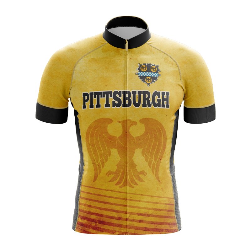 ATD Pittsburgh Long Sleeve Bike Jersey - Made in USA 4XL