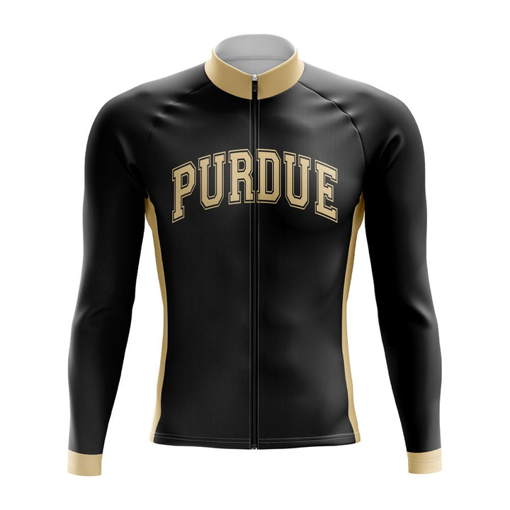 Purdue Long Sleeve Cycling Jersey black
