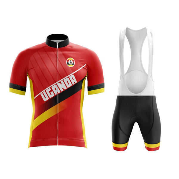 Uganda National Cycling Jersey & Bib Shorts Set