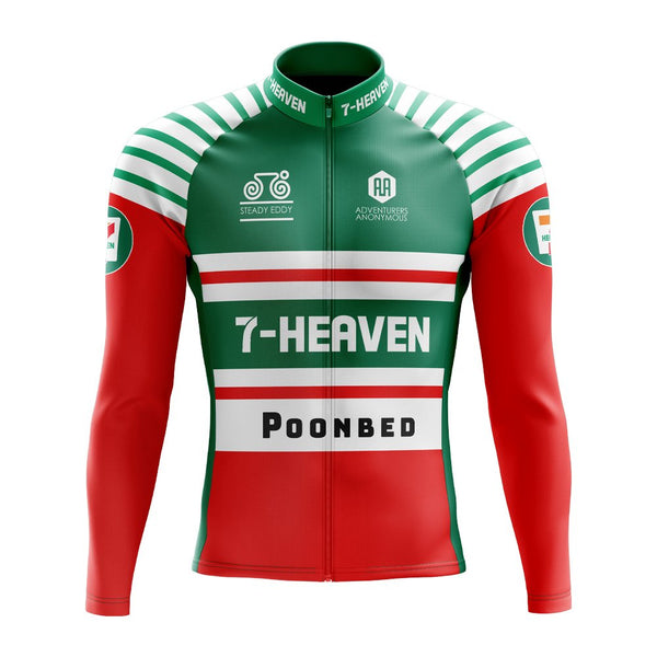 7-Heaven Retro Long Sleeve Cycling Jersey