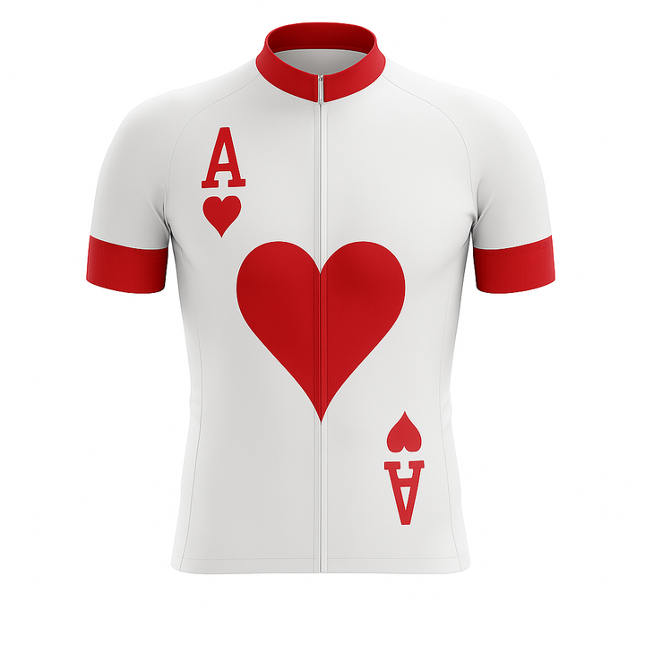 Ace of Hearts Playing Card Cycling Jersey