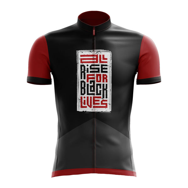 all rise for black lives cycling jersey