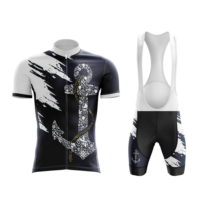 Artistic Anchor Cycling Kit | sailing cycling clothes