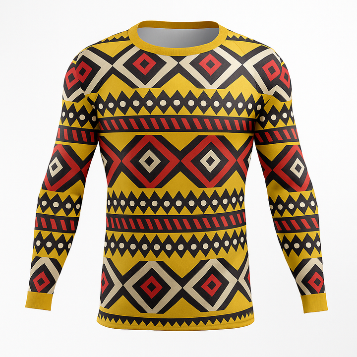 Aztec Tribal Long Sleeve MTB Jersey