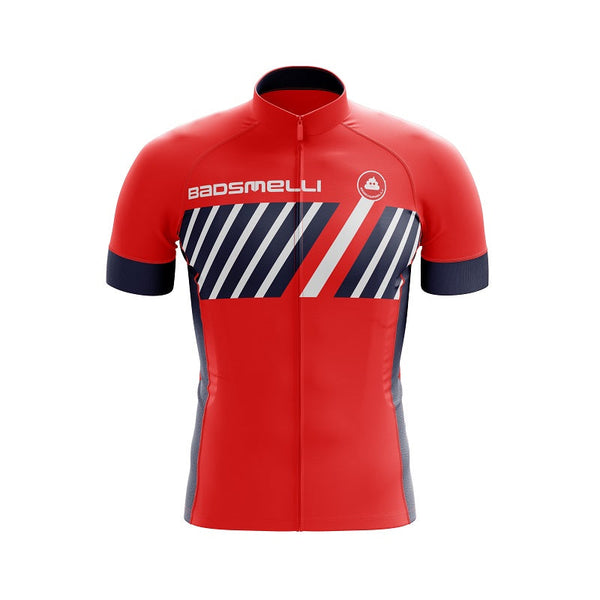 Badsmelli Red Cycling Jersey