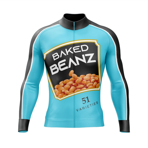 Baked Beans Long Sleeve Cycling Jersey