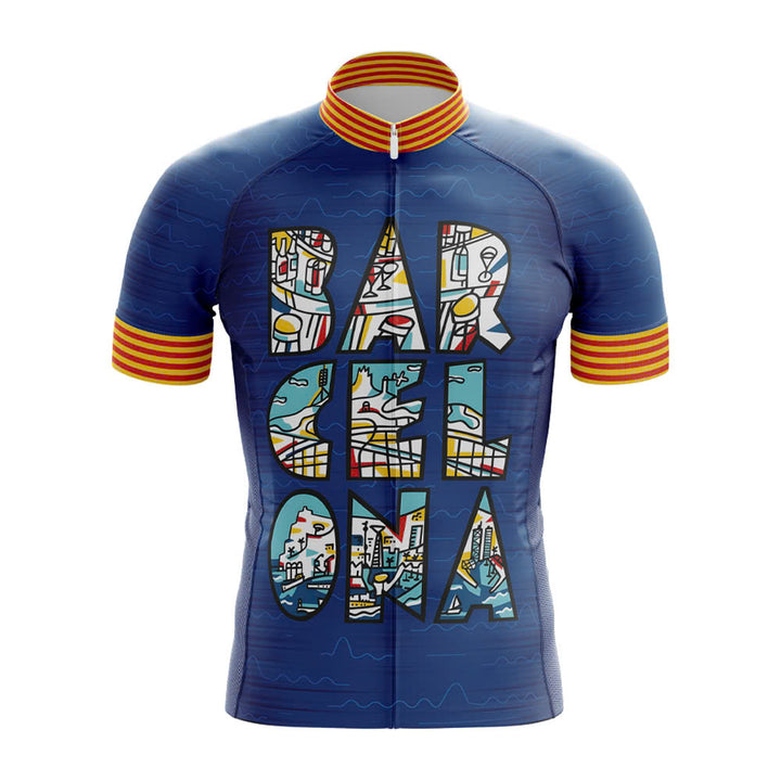 CAFÉ DU CYCLISTE Cycling jersey SA CALOBRA in khaki / ecru CAFÉ DU CYCLISTE Cycling jersey SA CALOBRA in khaki / ecru