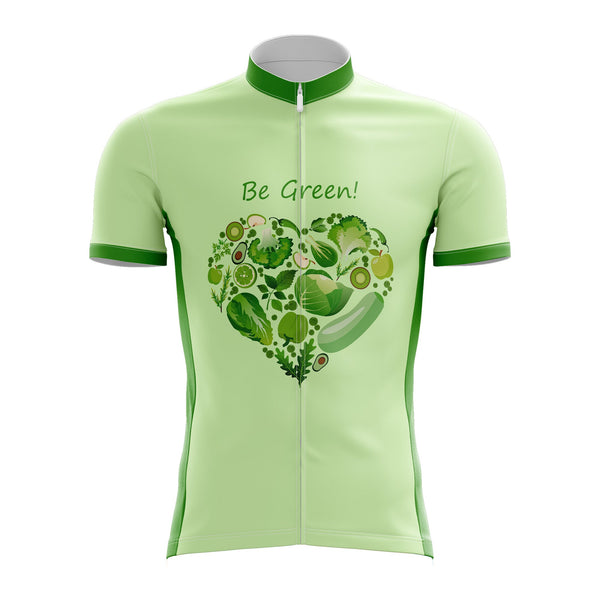 Be Green Vegan Cycling Jersey