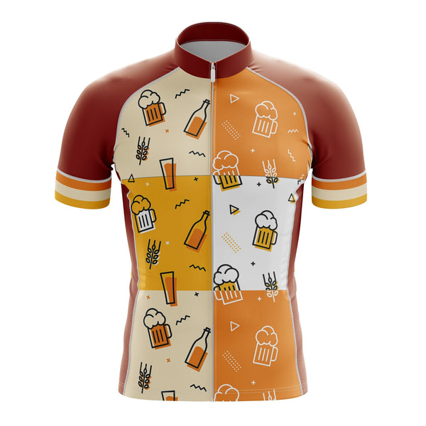 Beer Pattern Cycling Jersey