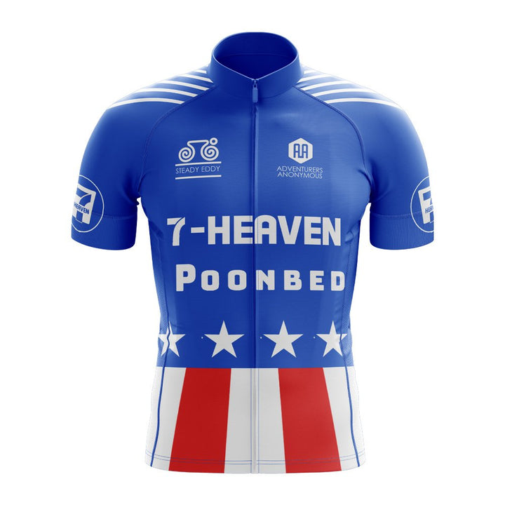 Blue 7-Heaven Cycling Jersey