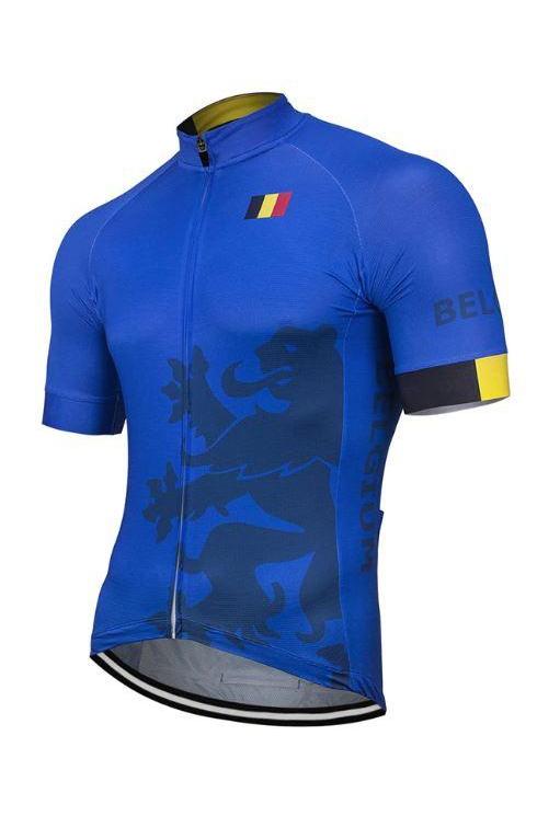 Blue Belgium Cycling Jersey - Cycling Jersey