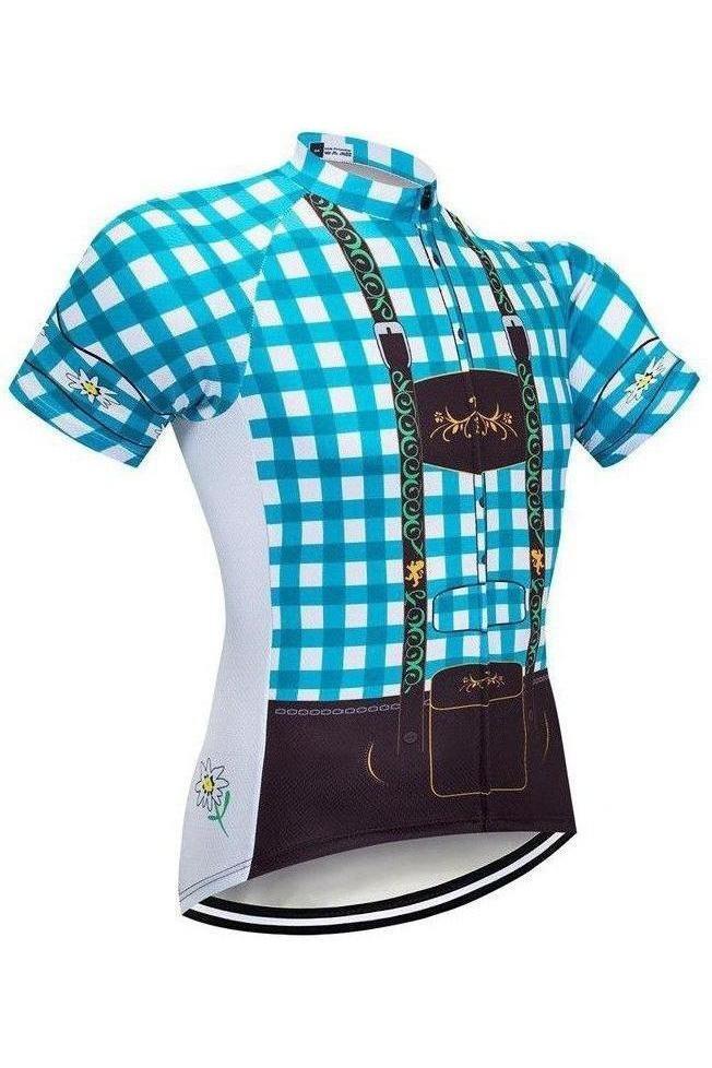 lederhosen cycling shirt