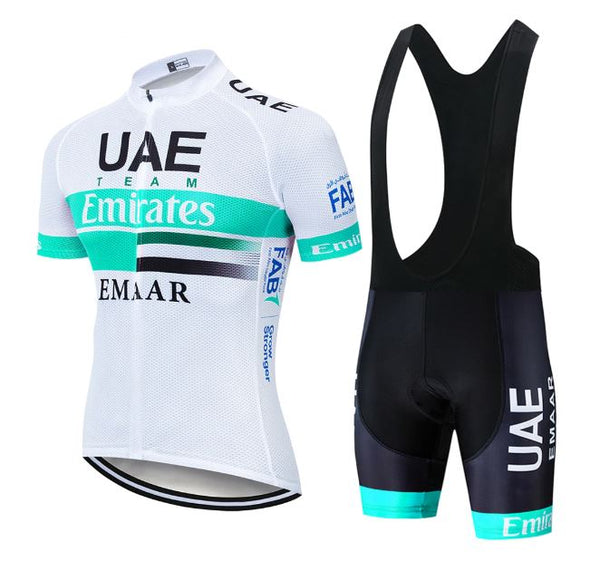 blue team UAE Emirates cycling set