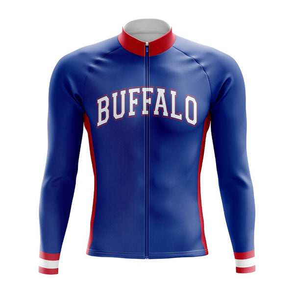 Buffalo Bills Long Sleeve Cycling Jersey