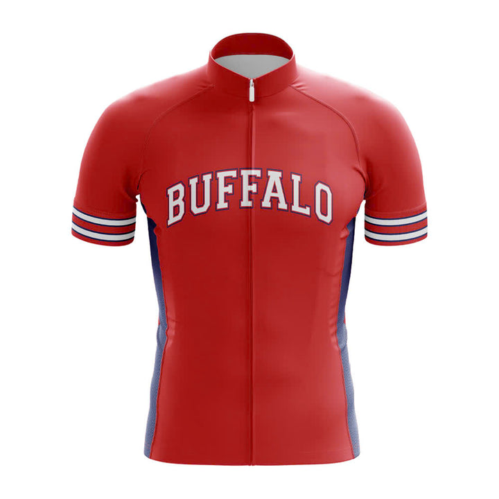 Buffalo Football Cycling Jersey red