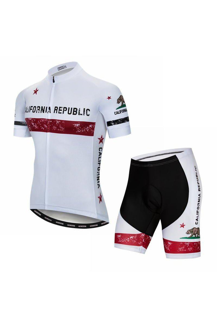 California Republic Maillot cycliste homme ou cuissard en California Republic Maillot cycliste homme ou cuissard en