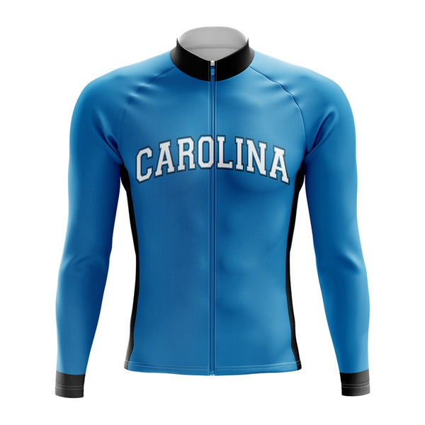 Carolina Panthers Long Sleeve Cycling Jersey