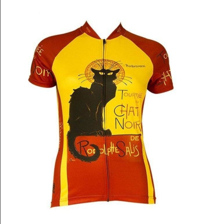 Chat Noir Womens Cycling Jersey - Womens Cycling Jersey
