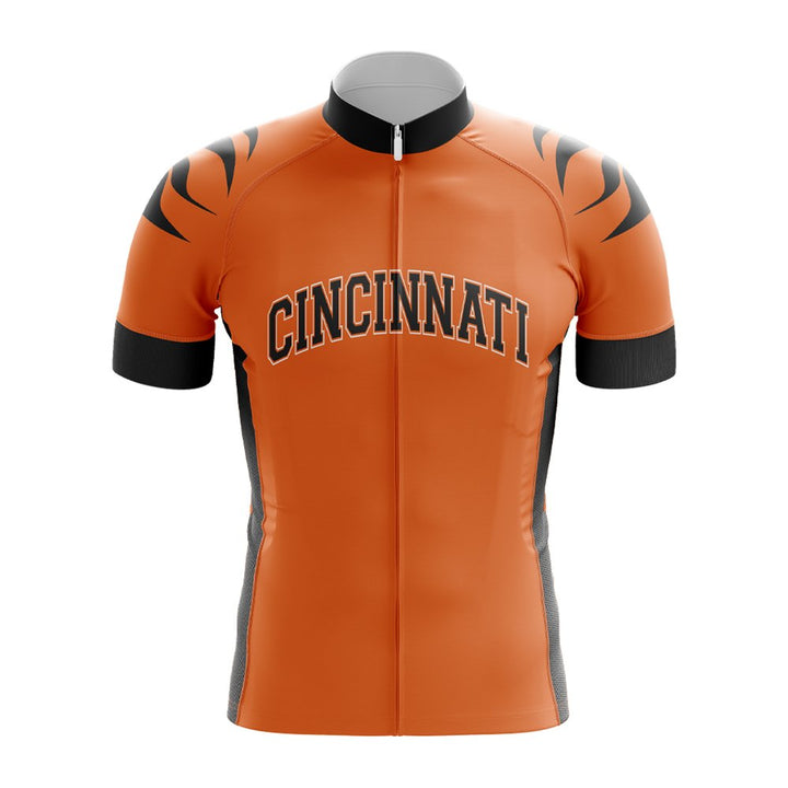 cincinnati bengals cycling jersey orange