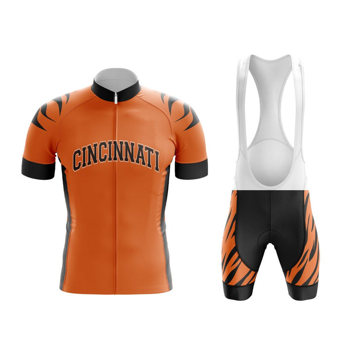 Cincinnati Bengals Football Cycling Kit orange