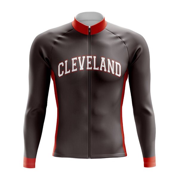 Cleveland Browns Long Sleeve Cycling Jersey