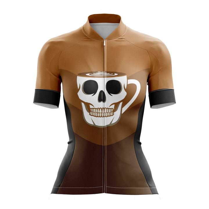 Coffee Skull Female Cycling Jersey