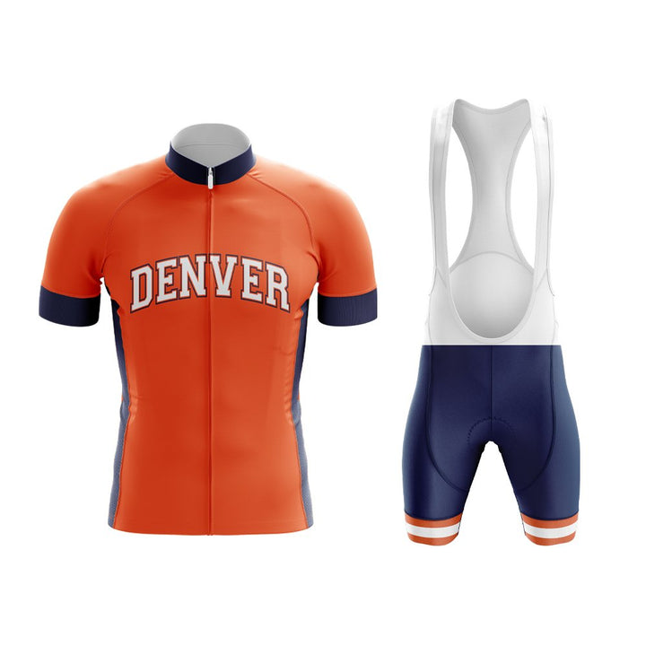 Denver Broncos Cycling Kit Orange