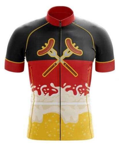 deutschland germany cycling jersey trikot bratwurst