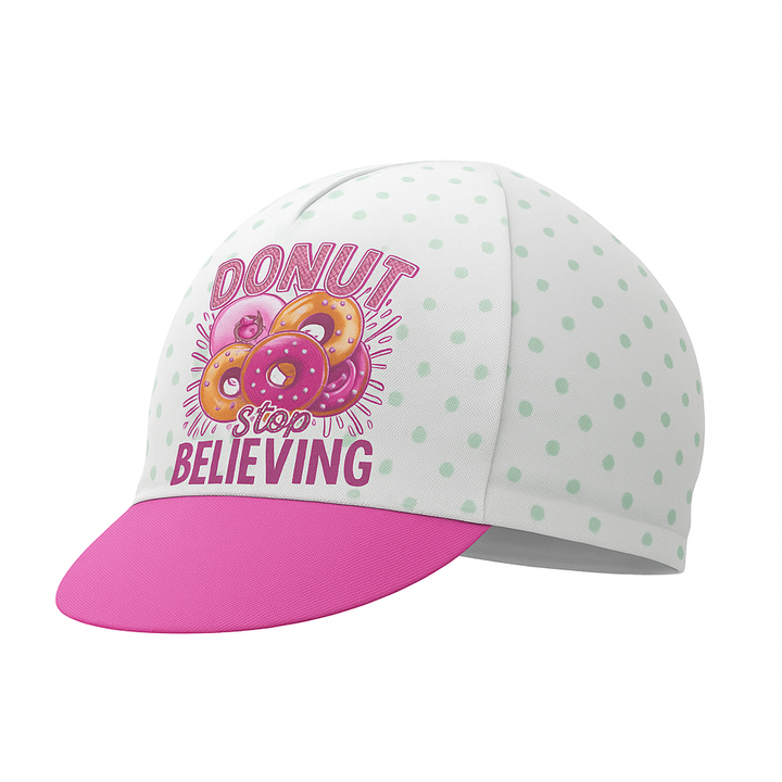 Donut Stop Believing Cycling Hat