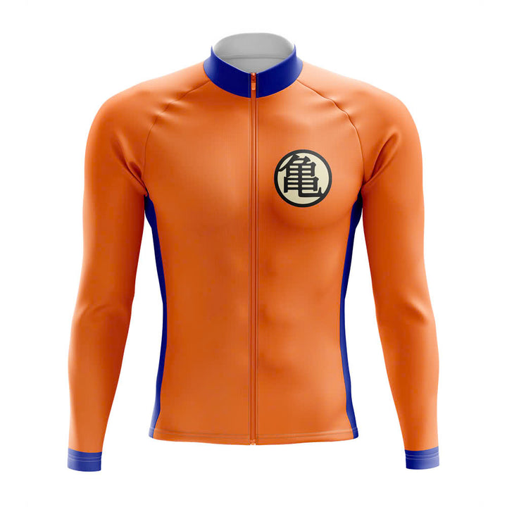 Dragon Ball Long Sleeve Cycling Jersey krillin