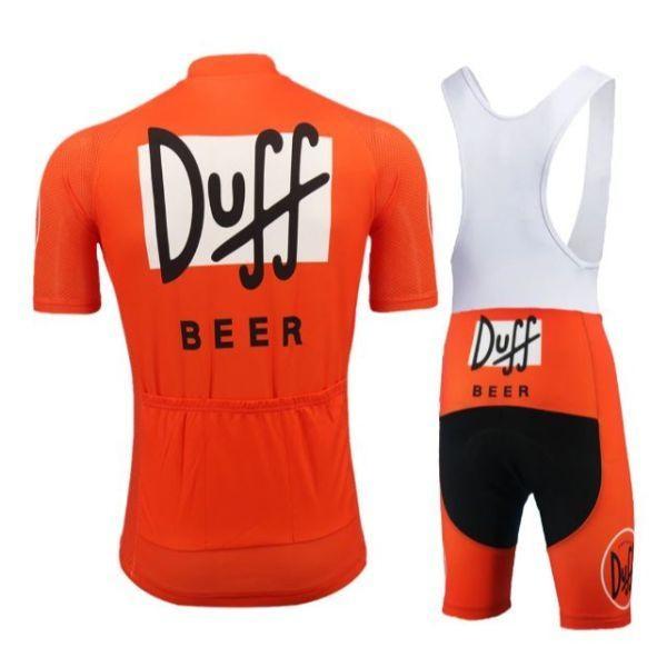 Duff Cycling Jersey & Shorts Set - Cycling Combo