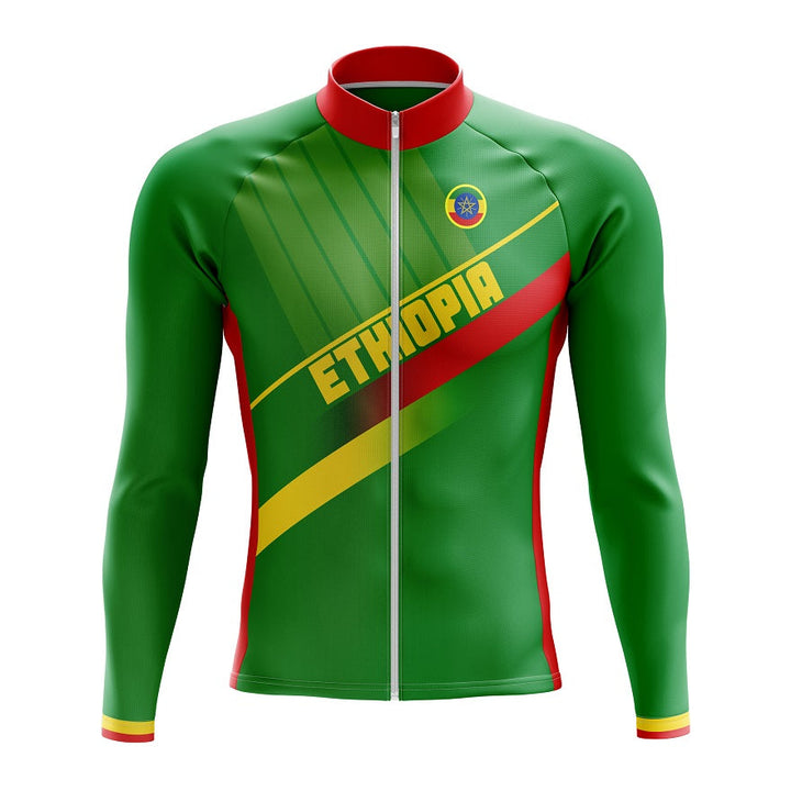 Ethiopia Long Sleeve Cycling Jersey