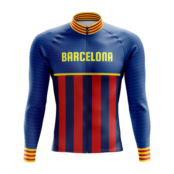 FC Barcelona Long Sleeve Cycling Jersey