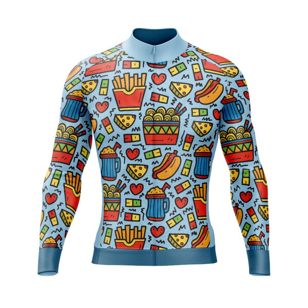 Fast Food Long Sleeve Cycling Jersey