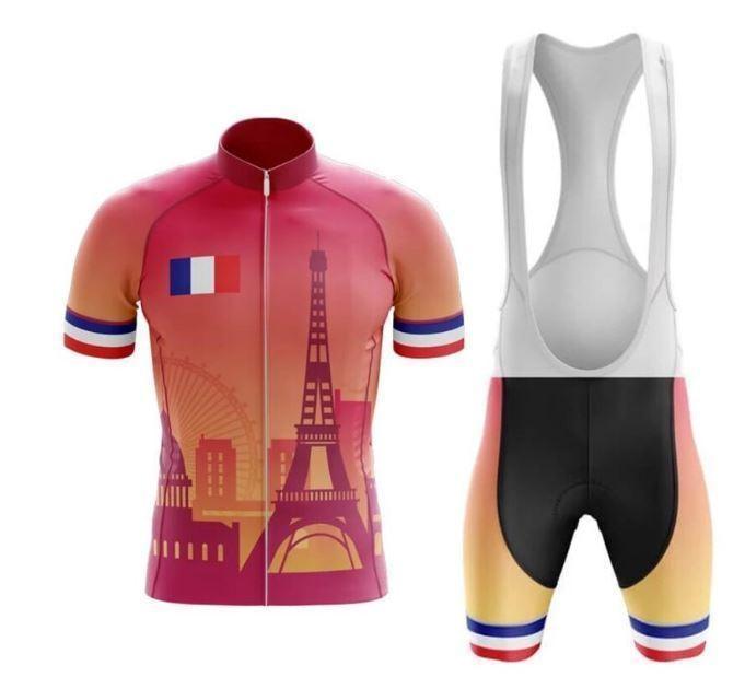 France National Cycling Sets - Short Sleeve Cycling Set