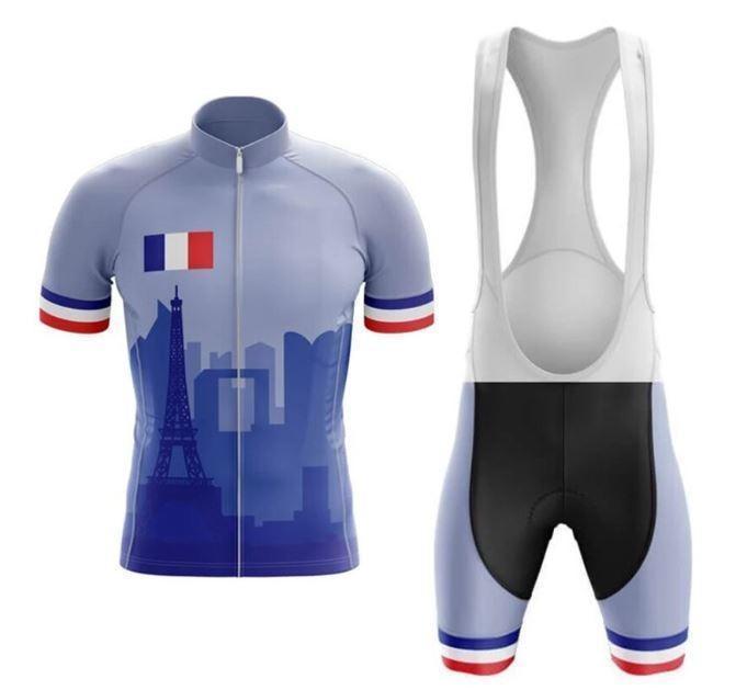 France National Cycling Sets - Short Sleeve Cycling Set
