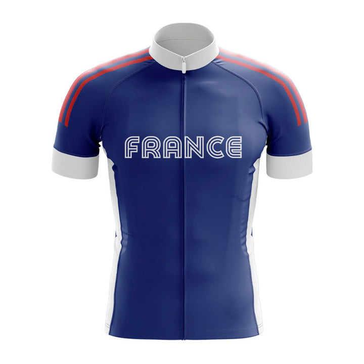 France Retro Cycling Jersey