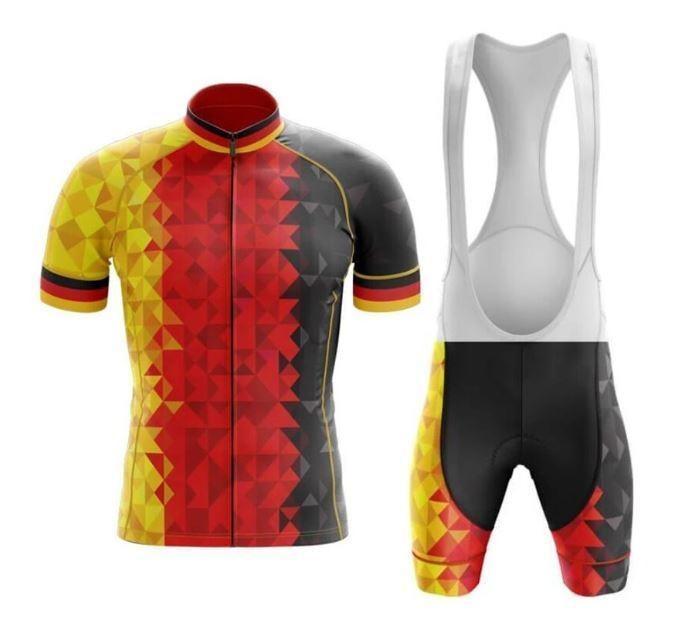 Germany Cycling Sets - Short Sleeve Cycling Set