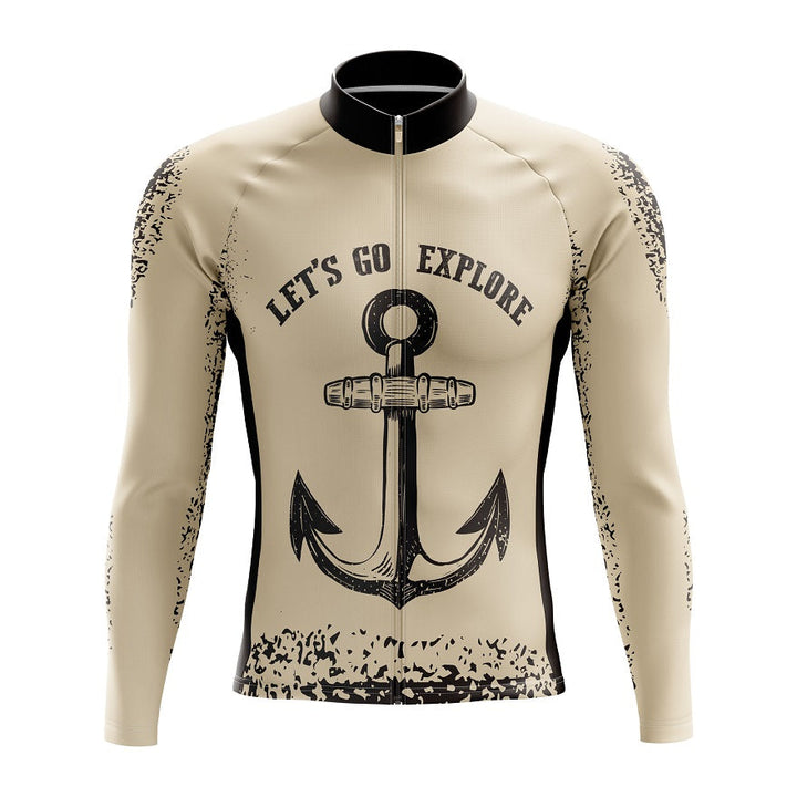 Go Explore Sailing Long Sleeve Cycling Jersey