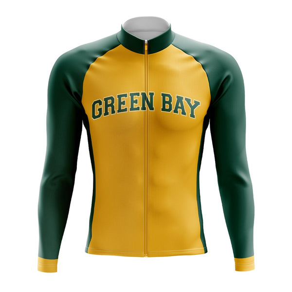 Green Bay Packers Long Sleeve Cycling Jersey