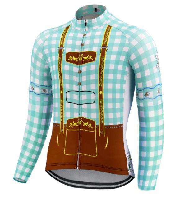 Lederhosen cycling jersey sale