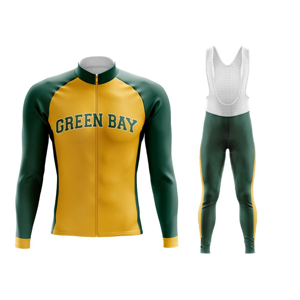 Green bay Packers Long Sleeve Cycling Jersey & Pants